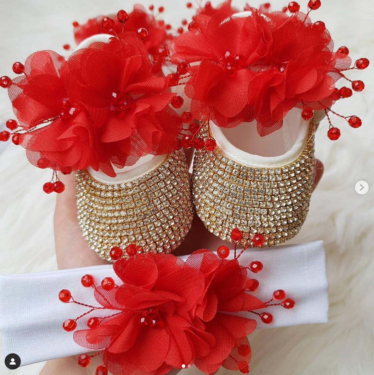 Petal Flower Glam Baby Shoes