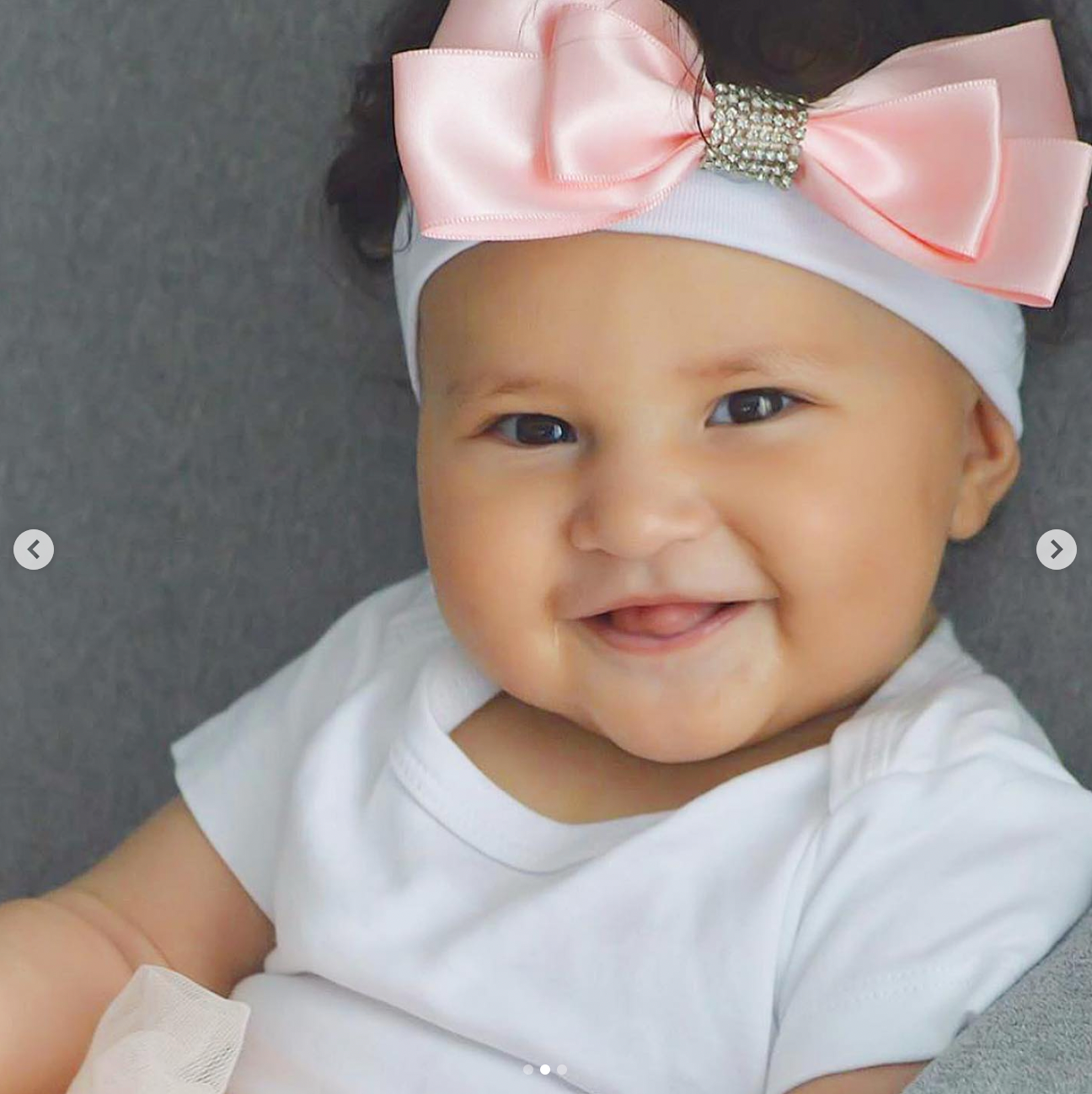 Glam Satin Bow Personalized Baby Shoes