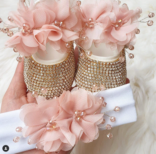 Petal Flower Glam Baby Shoes