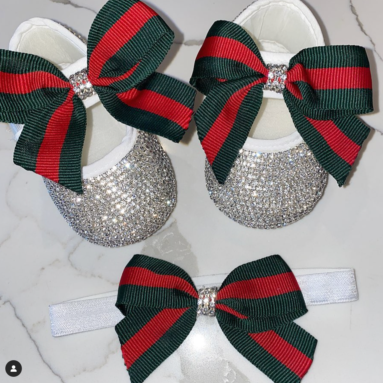 Fashionista Crystal Glam Baby Shoes